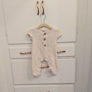 Boutique Linen baby romper